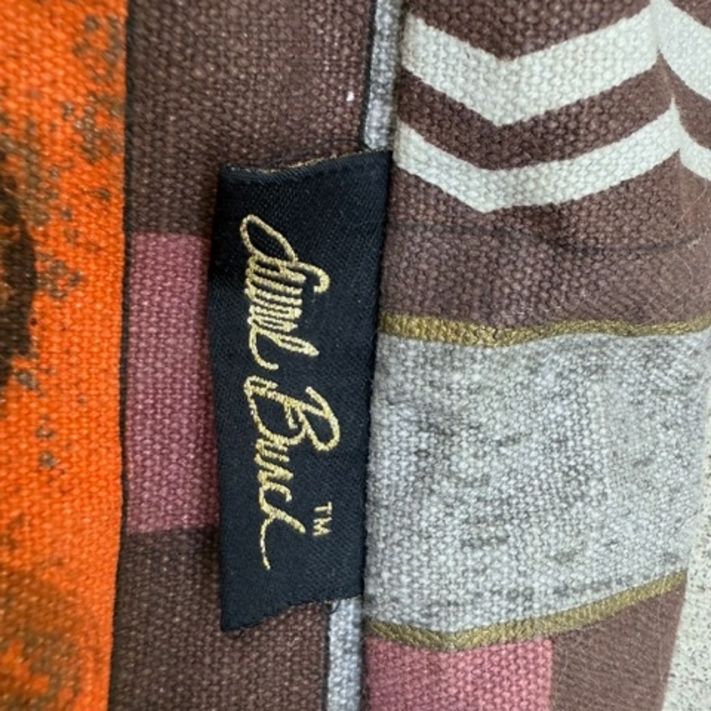 Laurel Burch Orange and Brown Tote with Animal Motif - Picture 7 of 7
